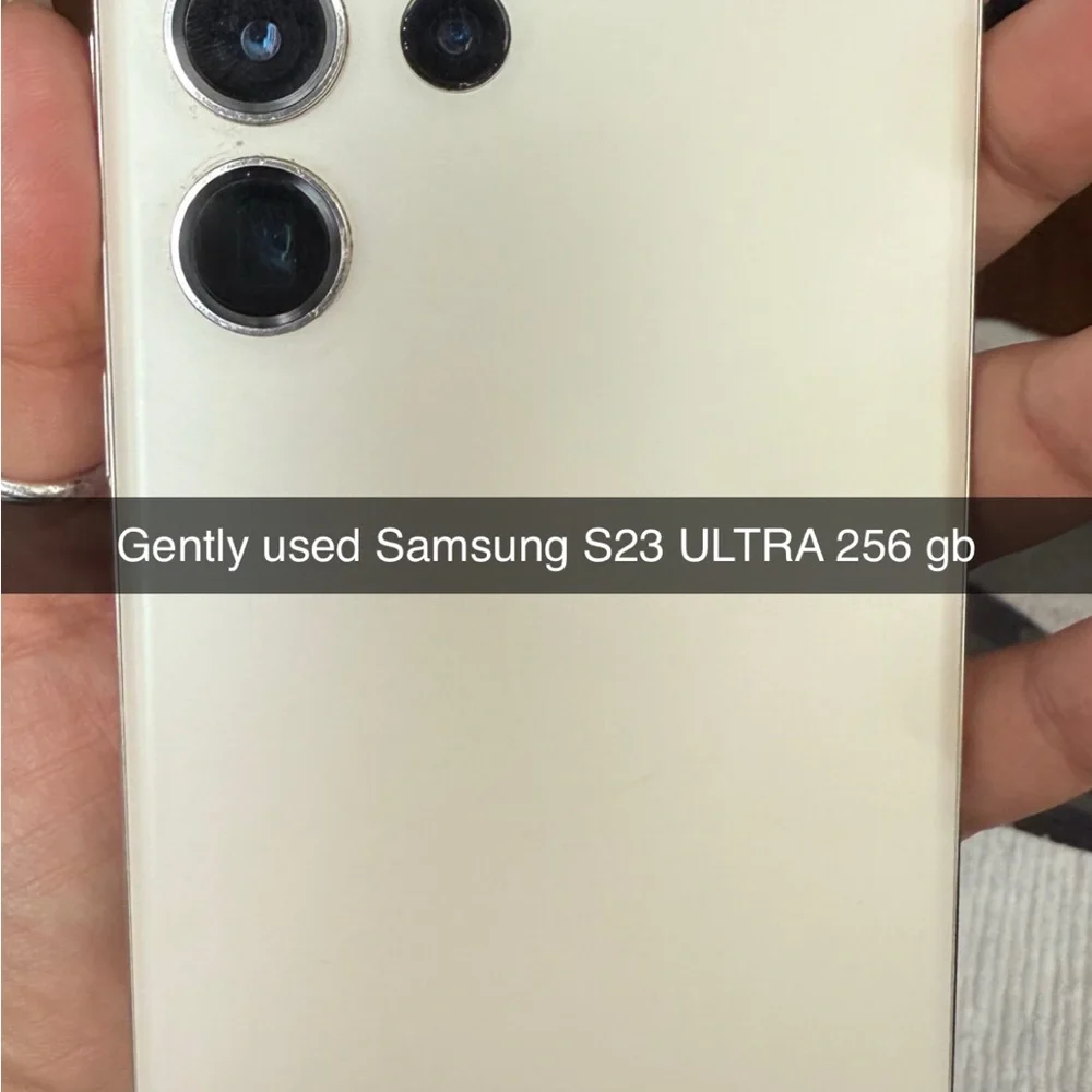 Samsung S23 Ultra 256GB in Cream